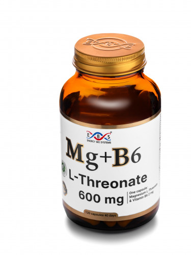 Магний+B6 L-Треонат 600 мг 120 капсул
